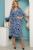 Платье "Нимфа" (серо-голубое) П3605