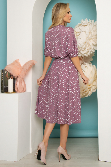 Платье "Беверли" (пыльно-фиолетовое) П3715