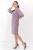 Платье трикотажное "Элли" (лиловое с люрексом) П1254-8